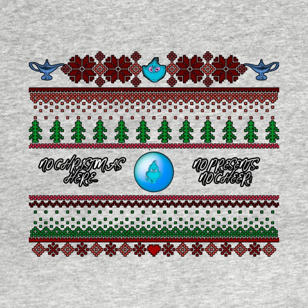 BLUNCH holiday sweater but BIG BLOCKY by Blinch